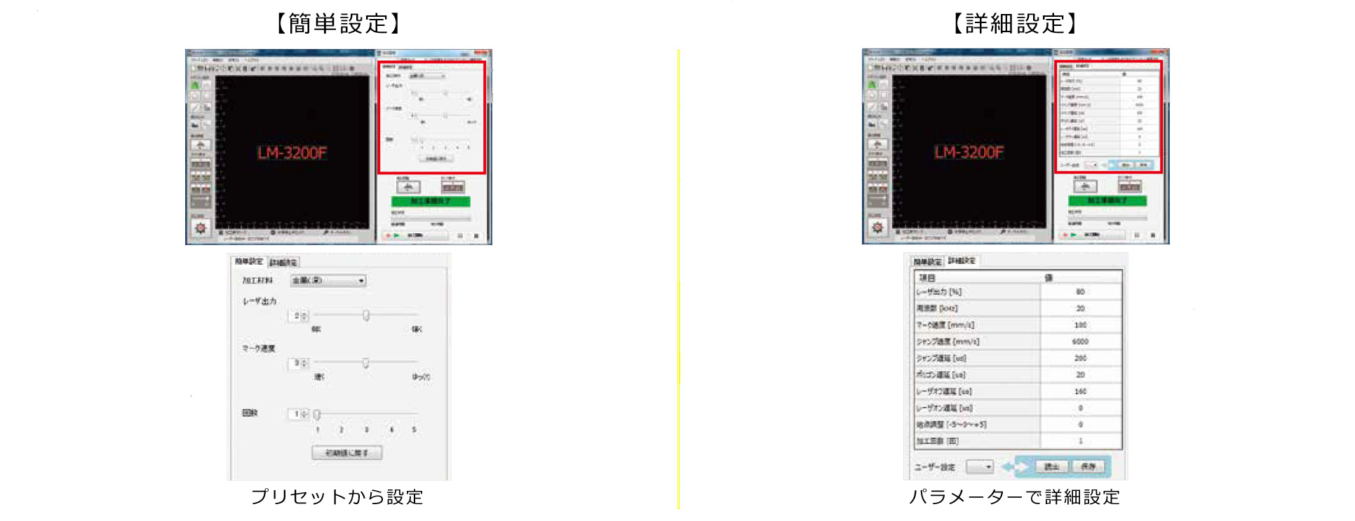 ＬＭ－３２００Ｆ　操作性